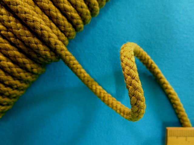 アクリル江戸打ひも(太）カーキ