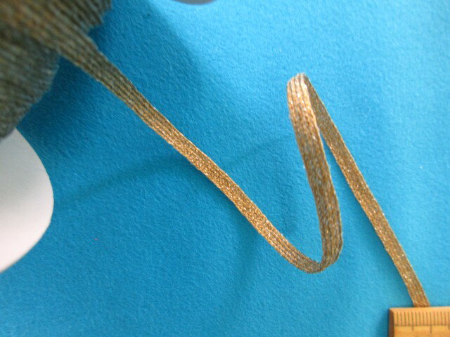 ラメスピンテープ(4mm)薄茶系