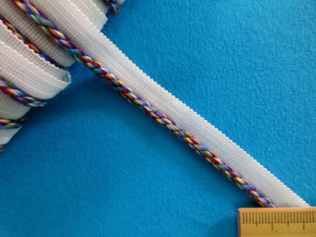 ツイストパイピング（細）（1cm幅 10m巻）マルチカラー