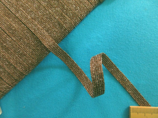 ラメラインテープコゲ茶