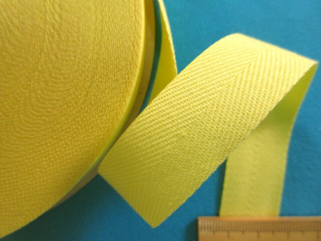 アクリルテープ（ソフトタイプ）（1.9cm幅 30m巻）イエロー