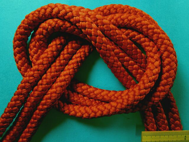 和調飾りコード(直径12mm 3m巻)レンガ