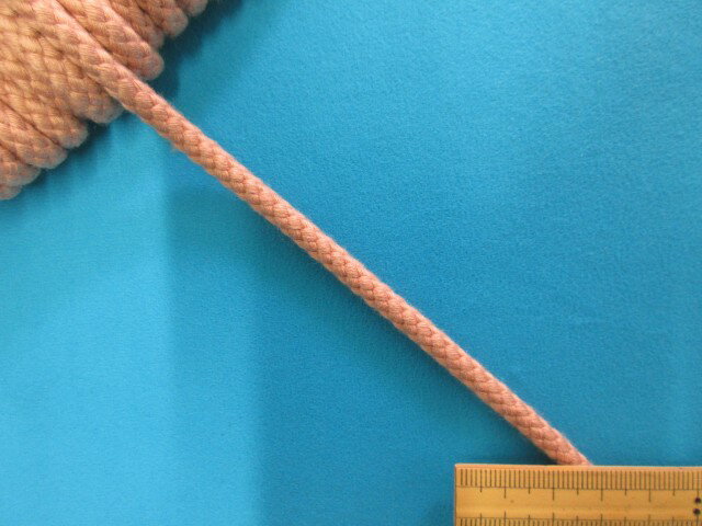 アクリル江戸打ひも(極太）渋ピンク