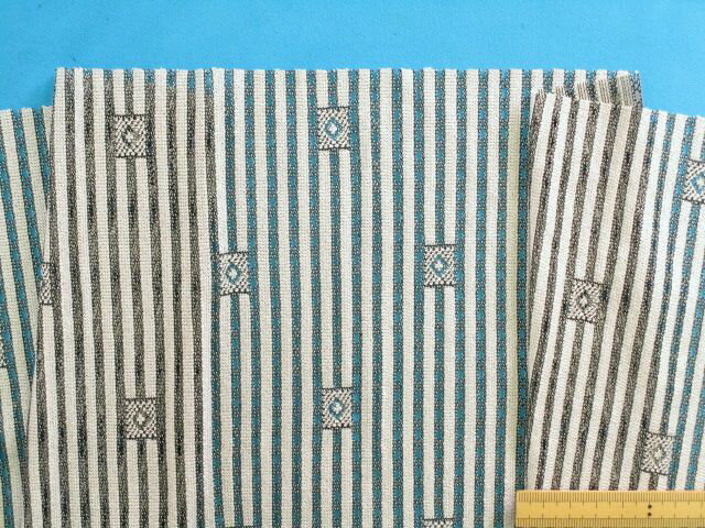 ラッセルレース生地濃グレー×薄グレー（105cm幅　2m）