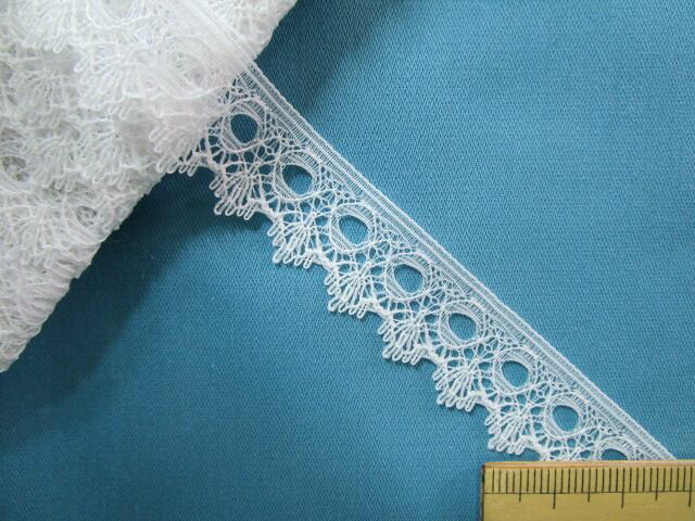 ラッセルレース（1.7cm幅 10m巻）白