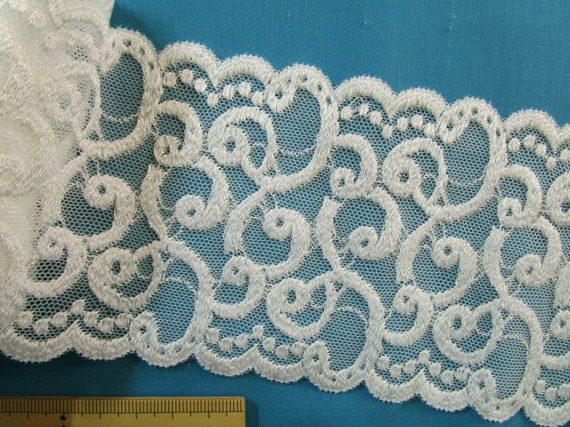 Other - ストレッチレース（8.9cm幅 5m巻）オフ白