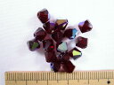 スワロフスキー5301（6mm）GARNET　AUROR