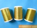 ミシン糸刺しゅう糸金3個セット