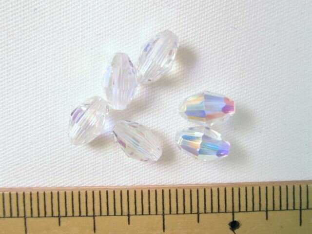 スワロフスキー5200（7.5×5mm）CRYSTAL　AURORE 　BOREALE