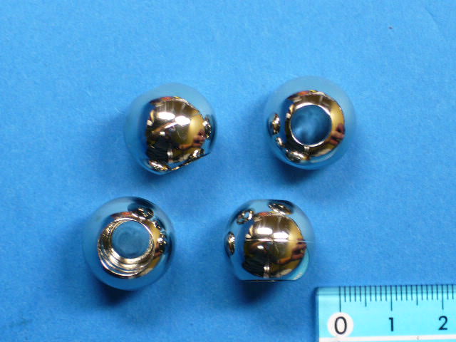 ループエンド（銀・18mm）4個