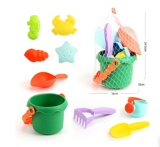 9点お砂場セット 砂場 おもちゃ 砂遊び セット 水遊び 砂遊びおもちゃ 楽しい 柔らかい お風呂用 知育玩具 オモチャ 子供 室内用 屋外用 お家で 外遊び ...
