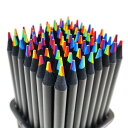 色鉛筆 カラフル 7色芯 20本セット ブラックウッド レインボー 虹色 筆記具 文房具 文具 ぬり絵 学生 子供向け 美術 学生 文具 お絵描き イラスト 落...