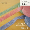 【ネコポス対応(250円)】バイアステープ*綿コンパス(薄地)stripe(cotton 100%)
