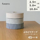 【ネコポス対応(250円)】【10mのみネコポス不可】ふちどりテープ*やわらかニット生地(ボーダー柄)