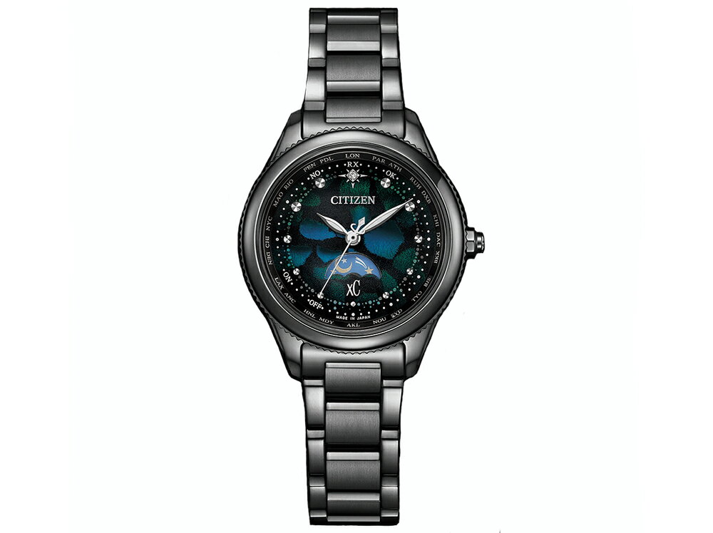 【送料無料】【あす楽対応】【正規品】【CITIZEN XC(クロスシー)】 【daichi collection 世界限定1,500本 】 【LAYERS of TIME】EE1008-56E エコドライブ電波時計 レディース