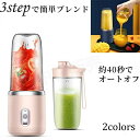スムージー ミキサー 持ち運び ジューサー 氷OK お手入れ 簡単 ブラスト ボトルミキサー 6枚刃 1台7役 真空ボトル 軽量 氷も砕ける スムージー ブレン...
