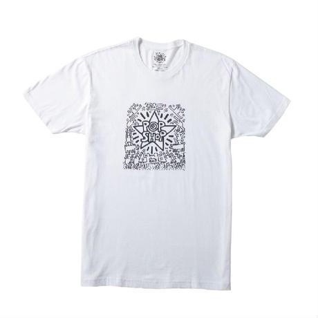 KeithHaring POPSHOP "PopShop" Tee キース・ヘリング ポップショップ Tシャツ