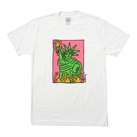 KeithHaring POPSHOP "Green Liberty" Tee キース・ヘリング ポップショップ Tシャツ