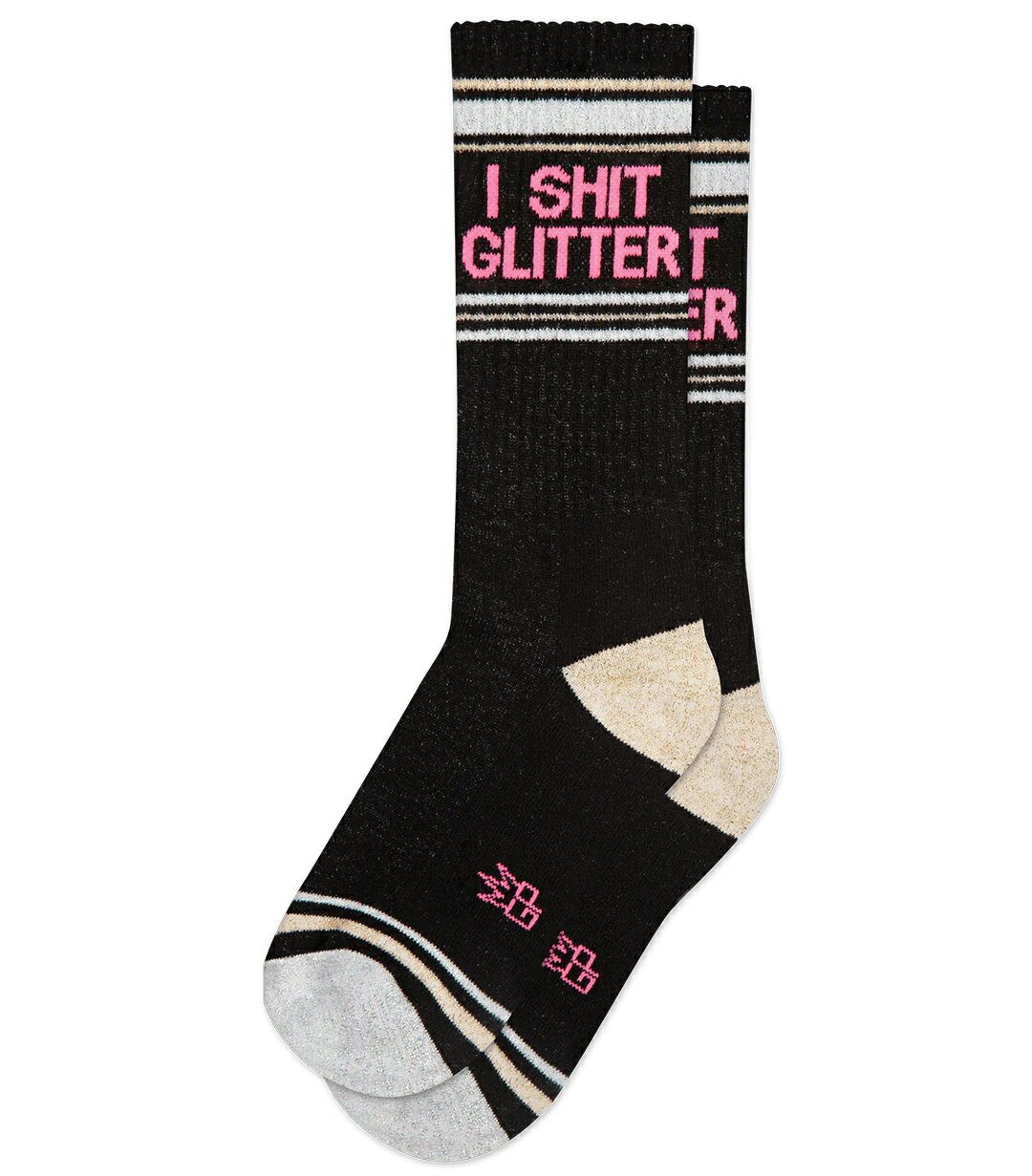 GUMBALL POODLE Socks I SHIT GLITTER