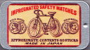 ポケット缶マッチ・レトロラベル自転車003 2