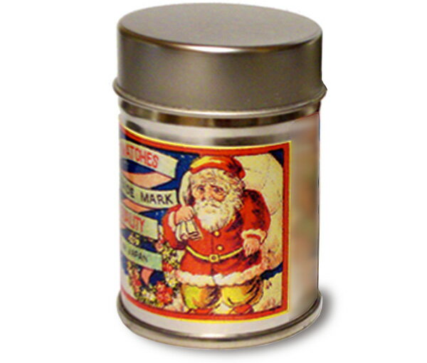 レトロラベル缶マッチ・クリスマス