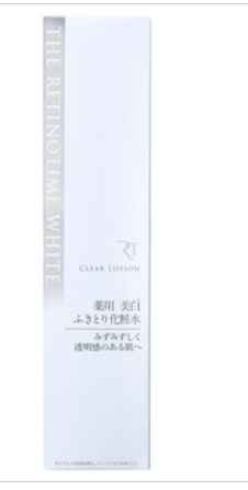 ザ・レチノタイム ホワイト クリアローション 160ml美白 化粧水 ふきとり化粧水 保湿 角質 ビタミンC誘導体 シミ ソバカス ふき取り化粧水 透明感 ヒアルロン酸 レチノール 無香料 無鉱物油 パラベンフリー 医薬部外品 美白化粧水 拭き取り化粧水 スキンケアのサムネイル