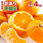 ※残り在庫わずか※【最安値挑戦 !! 期間限定大特価 !】訳あり不知火4kg(保証分500g含む) みかん 超訳あり 不知火 デコポン 4kg(保証分500g含む) 熊本産 越冬蔵出し不知火 送料無料 規格外 ご家庭用 不揃い フードロス 常温便