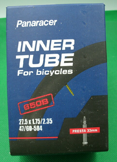 [Panaracer]「27.5×1.75/2.35チューブ」・仏式 33mm・47/60-584(650B)・単位: 1本