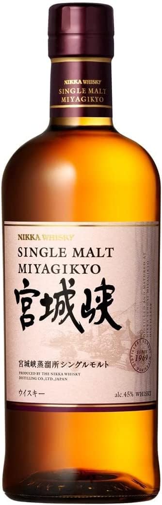ニッカウヰスキー シングルモルト 宮城峡 45度 700ml
