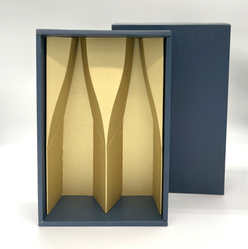 1800ml用 青色かぶせ箱〈2本用〉全包装のみ