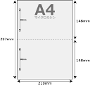 帳票用紙 1000枚 2分割 マイクロミシン ヨコ1本 ファイル穴4個付 A4サイズ 【送料無料】 沖縄・一部を除く レーザープリンター インクジェットプリンター プリンター用紙 マルチプリンタ用 上質コピー用紙 ミシン目入り用紙 プリンター帳票用紙 2面カット紙 1