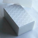 名刺 4号 真珠 白 100枚 / 箱 【 名入れ 印刷なし 紙の販売です 】 【 4号 高級和紙 】