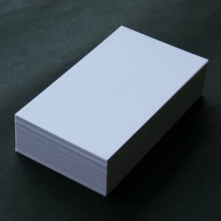 名刺 10面付 110枚 YSW 【 名入れ 印刷なし　紙の販売です 】【10面付け（ A4 サイズ ） スタンダード 110枚入り】こちらの商品は切り取りミシン加工がありません。