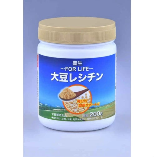 豊生 大豆レシチン （顆粒 200g）9個セット 乾燥剤入 栄養補助食品 健康食品 サプ...