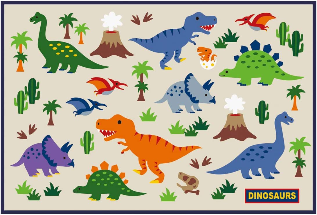 乐天商城 - レジャーシート S 900×600mm ディノサウルス DINOSAURS 恐竜 アウトドア 夏休み ピクニック 幼稚園 運動会 子供 男の子 女の子