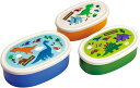 抗菌シール容器 3個セット ディノサウルス DINOSAURS 恐竜 保存容器 ランチボックス お弁当 夏休み ピクニック 幼稚園 運動会 子供 男の子 女の子