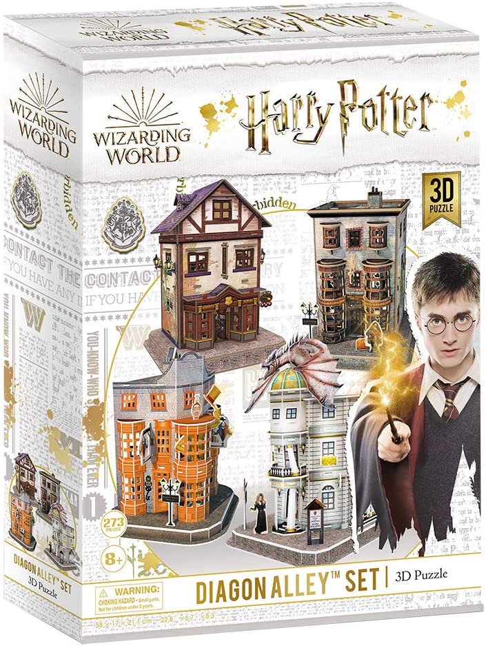 Harry Potter ハリーポッター 3Dパズル ダイアゴン横丁 4個入り 273ピース DS1009h 子供 大人 人気 おもちゃ フィギュア グッズ 誕生日プレゼント プレゼント ギフト 贈り物 送料無料 2023のサムネイル