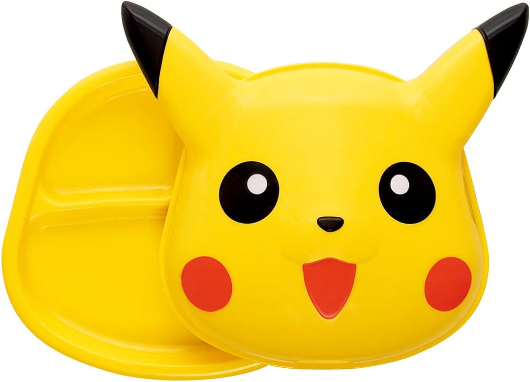Lunch Boxes - フタ付ランチプレート ピカチュウ 23 スケーター (Skater) ポケモン 幼稚園 保育園 夏休み キャンプ ピクニック 遠足 学校 お弁当 子供 グッズ 子供 男 女 男の子 女の子