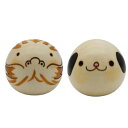 【向かい干支 守り干支セット】卯三郎こけし ゆらころ(小)辰 & 戌 セット 干支 No11-11 / No11-17 りゅう 竜 ドラゴン いぬ イヌ 十二支...