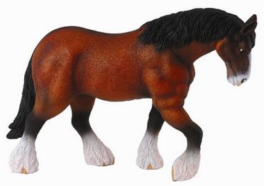 【即日発送 あす楽】collecta （コレクタ） ホース クライズデール　牝馬 フィギュア おもちゃ セット 子供 男 グッズ 誕生日 誕生日プレゼント 敬老の日 2023