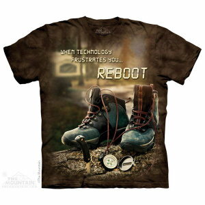 The Mountain Tシャツ Life Reboot Outdoor ( Mountain Life メンズ 男性用 男女兼用 ) XL-4L 【輸入品】 大きいサイズ 半袖