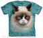 The Mountain Tシャツ Grumpy Cat Grumpy Cat (グランピー・キャット ネコ メンズ 男性用 男女兼用) S-L【輸入品】半袖