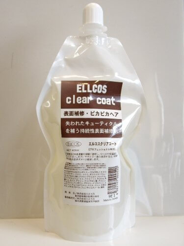 エルコス（ELLCOS） クリアコート400ml トリートメント 詰め替え レフィル ヘアケア ダメージヘアケア 表面補修 ピカピカヘア シャンプー カラーバター セラップ 美容室 サロン サロン専売品 正規品 正規代理店 送料無料 2023