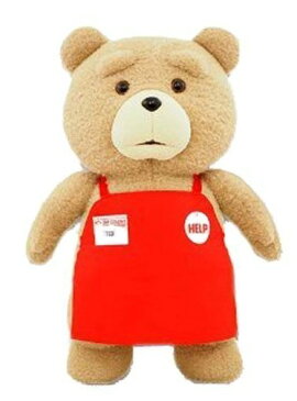 ted　テッド　おれのBIGモフモフエプロンぬいぐるみ　　特大約48cm