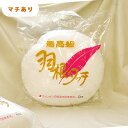 円座タイプ 羽根タッチクッション 丸型 マチ有り (はねタッチ) 手芸用ヌードクッション 40cm×40cm 手芸材料 綿 中材 入園入学用品の手づくりに
