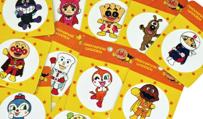 【イーグルス感謝祭はポイント3倍】【入園入学用品】【アイロン接着ワッペン】 それいけ！アンパンマン..