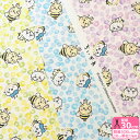 【マラソン中はポイント3倍】【ちいかわ】小花柄(オックス)ハチワレ うさぎ 花柄 キャラクター生地 オックス生地 蜂【生地・布】G-2574-1 数量3(30cm)から10cm単位