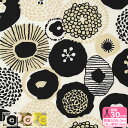 う早この布 インクブルーの花 (ナイロンタスラン)花柄 フラワー フラワー柄 kukka クッカ 丸い花 北欧風 エコバッグ ナイロン ナイロン生地 タスラン タスラン生地 プリント生地 【生地・布】UP5946 数量3(30cm)から10cm単位