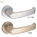【安心サポート付】レバーハンドル 丸座 空錠・チューブラ空錠・表示錠・間仕切錠 アルミ製取替用のドアノブ、ドアレバー。室内ドア建具の取手をDIYで取付|ドア 交換 リフォーム 新築 ドアハンドル バリアフリー取っ手 おしゃれ