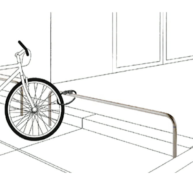 楽天窓工房　ナカサ【安心サポート付】自転車車輪止め用　横型バリカー　帝金バリカー |駐輪場 スーパーマーケット　ショッピングセンター　パーキング バリカー 防犯対策 公園